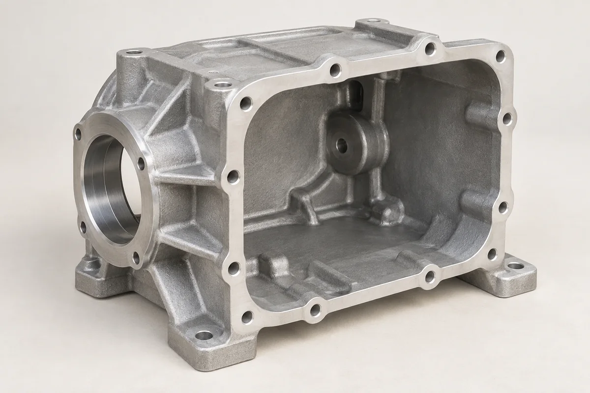 Aluminum Gearbox Housing concept illustration