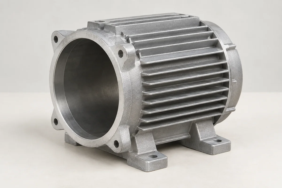 Aluminum Motor Housing concept illustration