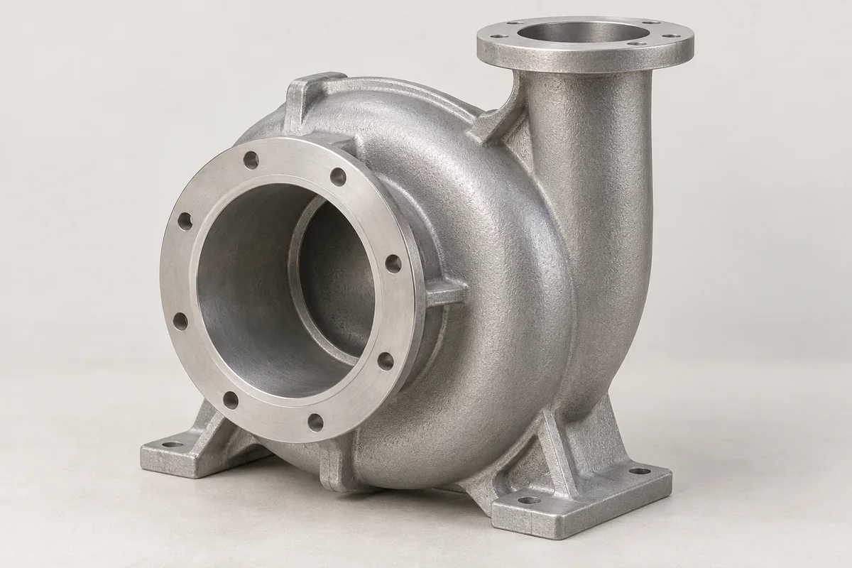 Aluminum Pump Housing concept illustration