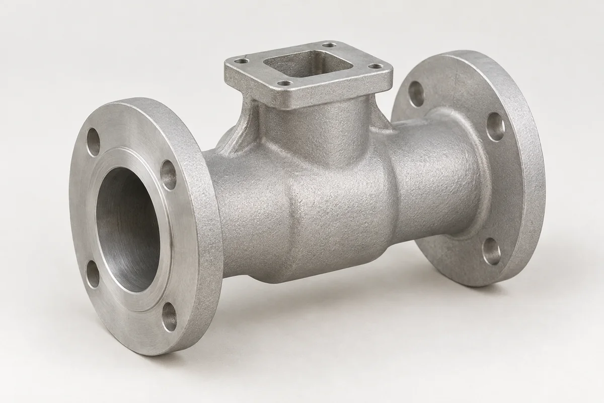 Aluminum Valve Body concept illustration